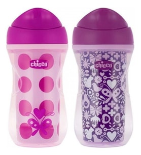 Chicco Isı Yalıtımlı Active Bardak 14+ Ay Kız