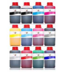 QC Canon imagePROGRAF iPF6450 Yazıcı Uyumlu Kartuş Mürekkebi   Pro Serisi 500ml  Mürekkep Seti