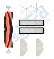 Dreame D10S, D10S PRO, D9 MAX GEN2 Uyumlu 1 Ana Fırça 2 Yan Fırça 2 Filtre 2 Mop PKT-iasgf0000201