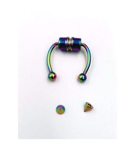 Hologramlı Mıknatıslı Piercing