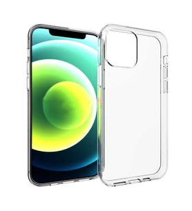 Apple iPhone 14 Pro Kılıf Şeffaf Silikon Hibrit Case Kapak (Renksiz)