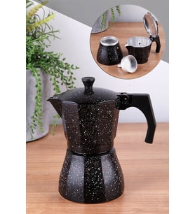 Moka Cezve * 6 Fincanlık Siyah