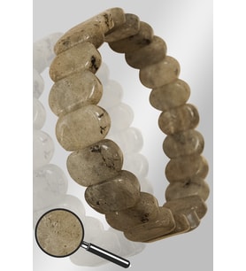 Sertifikalı Rolex Model AAA+ Gerçek Labradorit Taşı Bileklik (Çok Renkli)