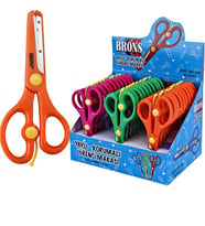 BRONS BR-700 YAYLI KORUMALI ÖĞRENCİ MAKASI