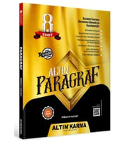 Altın Karma Yayınları 8. Sınıf Paragraf Altın Soru Bankası