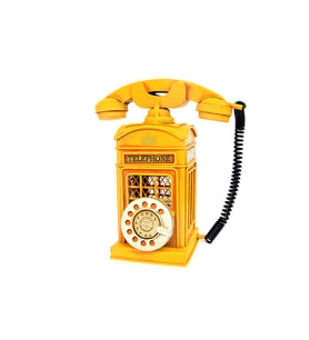 Dekoratif Metal Ahizeli Telefon Kumbara Biblo Hediyelik