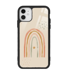iPhone 11 Suluboya Art Tasarımlı Glossy Telefon Kılıfı