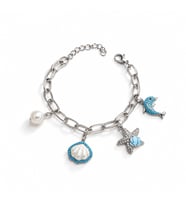 Okyanus Rüyası Mavi Charm Bileklik