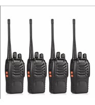 4 adet baofeng BF-999s telsiz seti siyah renk baofeng telsiz 4 adet set baofeng BF-888s el telsizi bf-888s bf-999s zt-v68 Telsiz Walkie Talkie + (KULAKLIK HEDİYELİ)