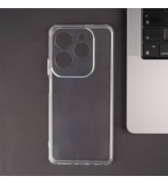 İnfinix Hot 40 Pro Kılıf 2mm Anti Shock Silikon Kılıf (Renksiz)