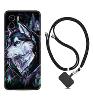 Vivo Y15S Y32 Y33S Y51 Y53S Kılıf Boyun Askılı Silikon Dog Eyes 1761