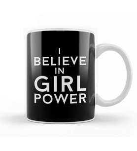 I Believe In Girl Power Kupa Bardak Porselen