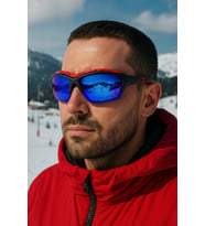 ESRADA Kayak Gözlüğü Antifog Ventilli Uv Korumalı Güneş Kar Gözlük Mavi Aynalı Snowboard Sporu 03