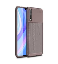 Lexroo Huawei P Smart S (Y8P) Kılıf Negro Silikon Kılıf - Kahverengi