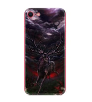 Apple iPhone 5 6 7 8 Plus Se XR Kılıf Desemli Silikon Dark Deer 1786
