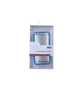 Pierre Cardin iPhone 6 ile Uyumlu Silikon Arka Koruma Paneli Mavi PCZ-S05