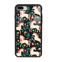 iPhone 7 Plus Unicorn Desenli Tasarımlı Glossy Telefon Kılıfı