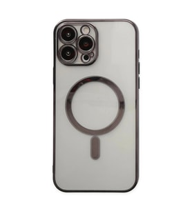 İphone 14 Pro Kılıf Magneticsafe Lazer  - Siyah