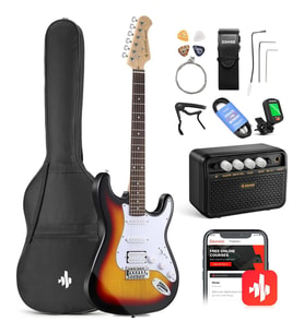 Donner DST-100S ST Elektro Gitar Seti (Sunburst)