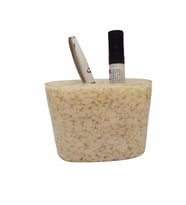YJS5808BK	KALEMLİK DENİZ TAŞI DESENLİ OFİS GERECİ 9x5x10CM