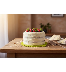 Dalgalı Kenarlı Pasta Tabağı Seti – 11–25 cm Pasta Tabağı - 170 cm