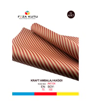 Paket Kağıdı Kraft Kağıt Ambalaj Kağıdı Hediye Kağıdı Yılbaşı Çeyiz Paketleme Kağıt 70x100 (10 ADET)