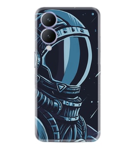 Vivo Y17S Kılıf Resimli Desenli Silikon Platinium Series Astro 1870