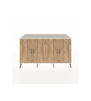 Kronos Konsol 4 Raflı 4 Kapaklı 176x59x99 Aytaşı-Çam