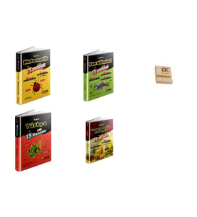 Aydın LGS 8. Sınıf Matematik Fen Bilimleri Türkçe ve İnkılap Denemeleri 4lü Set + Telefon Standı