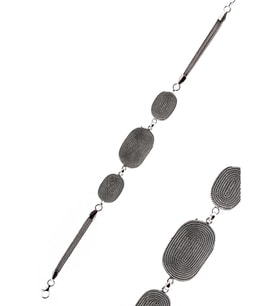 Oval Salyangoz Model Telkari El İşçiliği Gümüş Bileklik