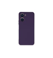 Vivo Y16 Kılıf Nano İçi Kadife Silikon - Mor
