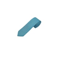 Brianze 5 Cm Turkuaz Desenli Slim Kravat