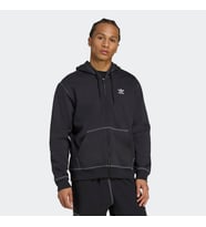 adidas JW0969 ESSENTIALS FZHD Erkek Sweatshirt (Siyah)