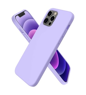 Pilelistore   iPhone 12 Pro Max Kılıf First Silikon - Lila