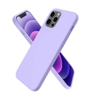 Pilelistore   iPhone 12 Pro Max Kılıf First Silikon - Lila