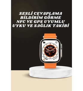 Yeni Nesil Akıllı Saat Adımsayar Uyku Takibi Nabız Sensörü