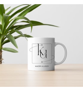Kişiye Özel İsimli Minimal Tasarım Kupa – Şık Hediyelik Kahve Bardağı