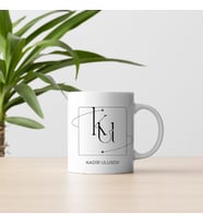 Kişiye Özel İsimli Minimal Tasarım Kupa – Şık Hediyelik Kahve Bardağı