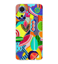 PrintiFy Huawei Nova 9 ile Uyumlu Retro Color 6  Kamera Korumalı Şeffaf  Kılıf