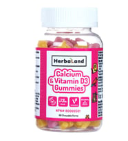 Herbaland Gummy Calcium & Vitamin D3 60 Çiğneme Tableti