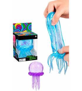 Squish Duyusal Sıkma Oyuncak – Jelly Squeeze Toy Jellyfish Stress Ball Soft Squishy Slime Stres Oyuncağı 1 Adet