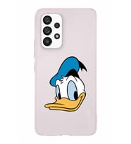 Samsung Galaxy A33  Kapak Donald Duck Tasarımlı Şeffaf Silikon Kılıf