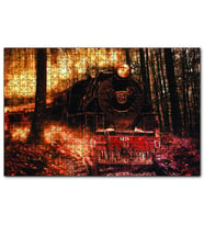Cakapuzzle  Ormanda Nostaljik Tiren  Puzzle Yapboz MDF (Ahşap) (120 Parça)
