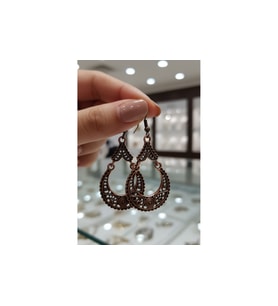 Şık Vintage Sallantılı Küpe