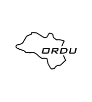 Ordu Harita Araba Sticker siyah 17x10 CM (Siyah)