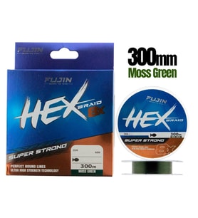 Fujin Hex Braid 8x 300mt Moss Green PE İp Misina 0.14mm