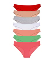 7 adet Süper Eko Set Likralı Kadın Slip Külot Set 8