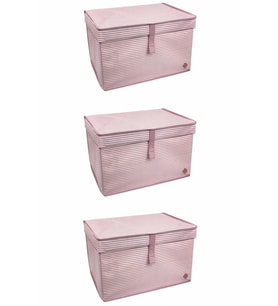 Çok Amaçlı Düzenleyici Kutu Organizer Cırt Cırtlı Hurç Mega Plus Boy 40cm X 30cm X 70cm (3 Adet)