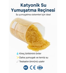 Katyonik Su Yumuşatma Reçinesi – 1 Kg