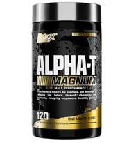 Nutrex Research Alpha-T Magnum Test 120 Capsul  Tonkat Ali, Fadogia Agrestis, Shilajit and Asvaganda  Muscle Builder for Strength, Growth  Hormone Balance.Made In Usa. (Renksiz)